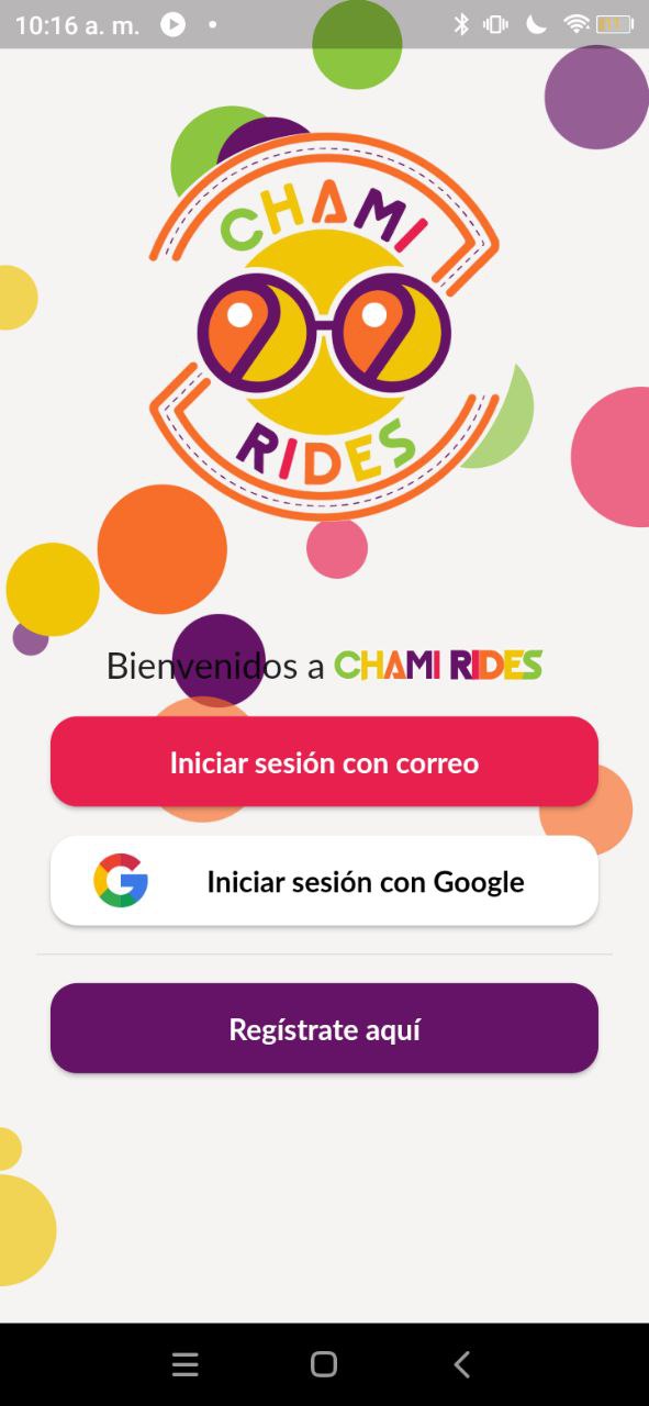 Imagen de la App Chami Rides